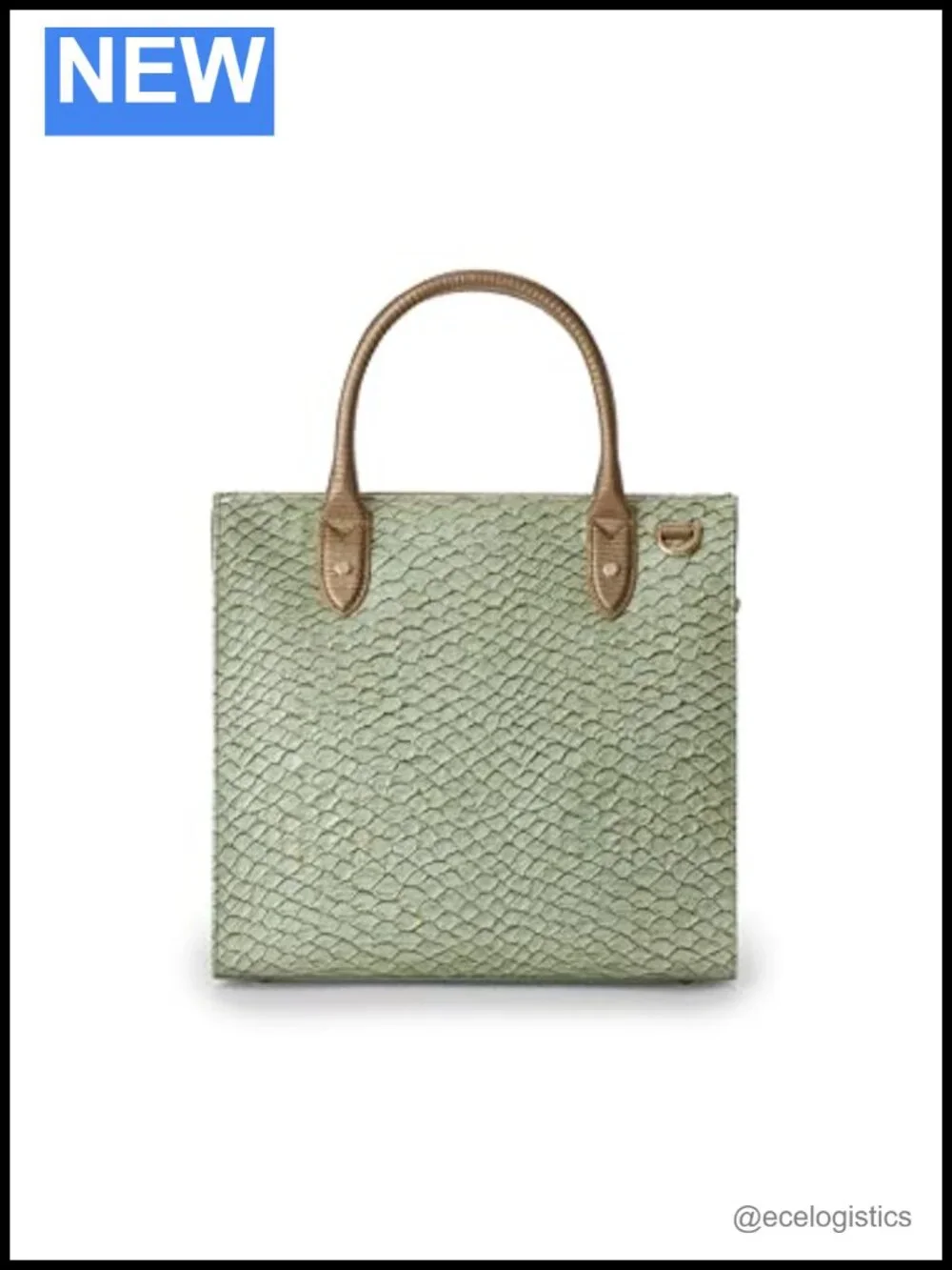 Luxury Croc-Embossed Leather Satchel with Crossbody Strap